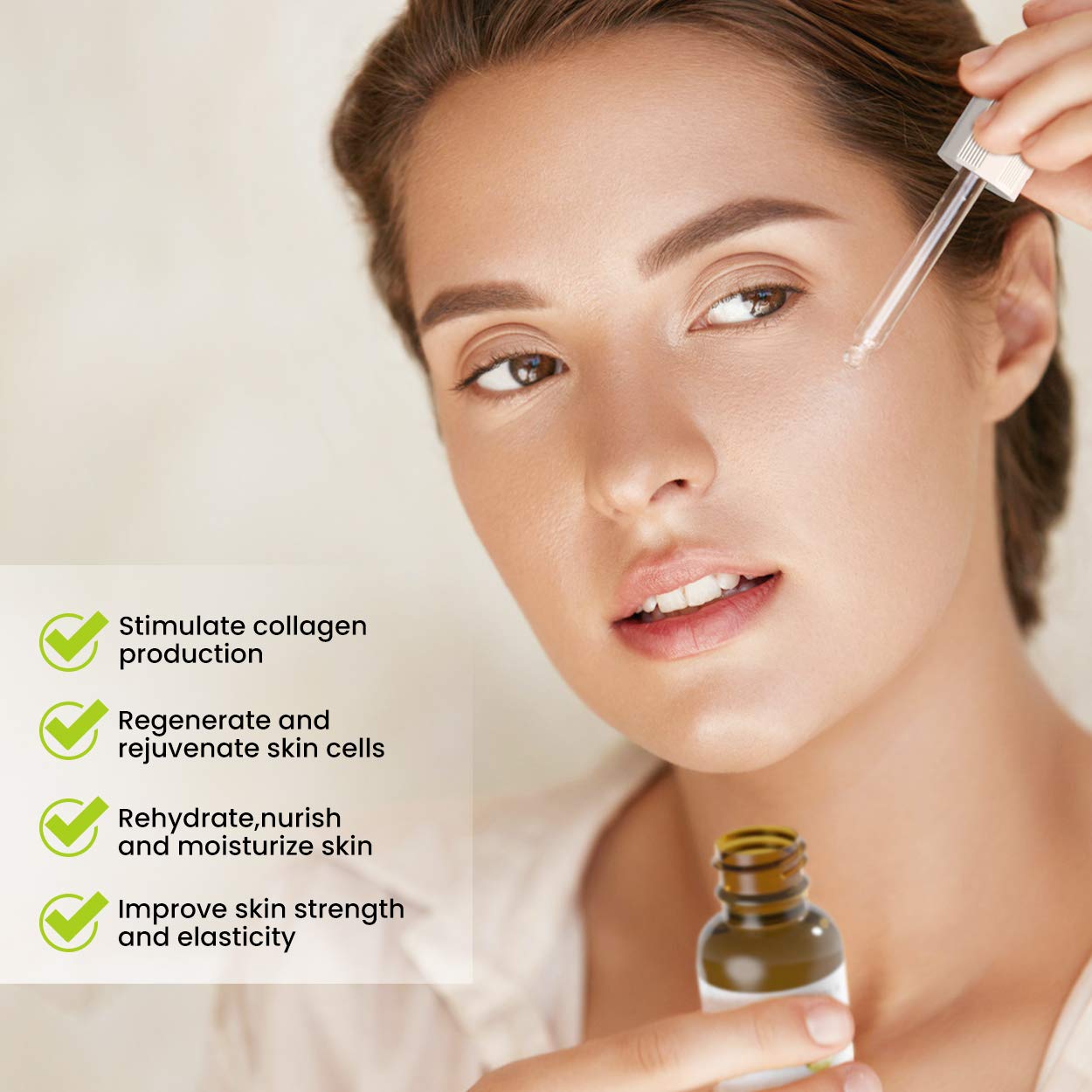 H Vitamin E Oil - Anti Aging, Reduce Wrinkles and Fine Lines for Moisturized & Youthful Skin