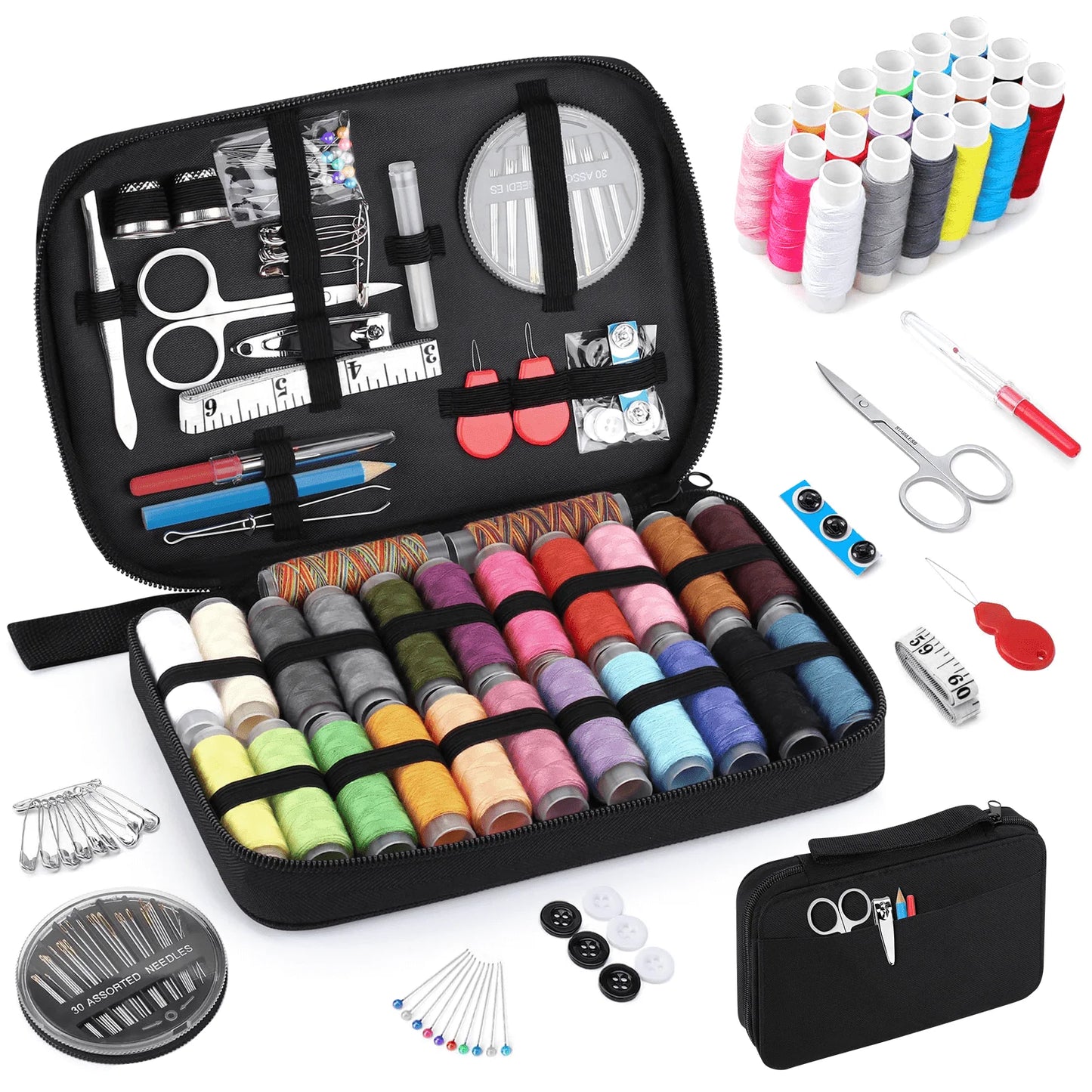 97PCS Portable Sewing Kit for Adults