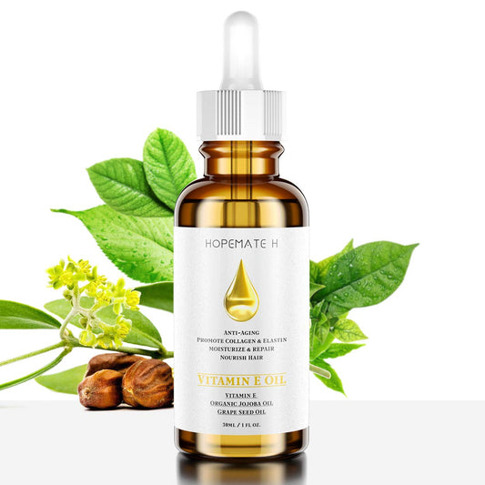 H Vitamin E Oil - Anti Aging, Reduce Wrinkles and Fine Lines for Moisturized & Youthful Skin